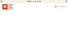 Tablet Screenshot of haeuser-zum-leben.com